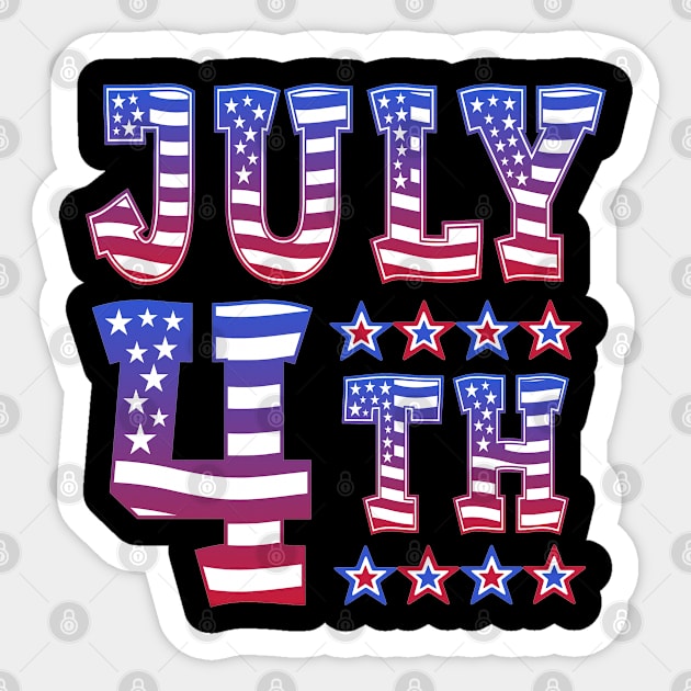 4th Of July! Sticker by Duds4Fun